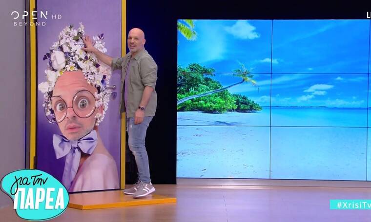 Δεν πάει ο νους σας ποια εισέβαλε στο πλατό του Μουτσινά – Το έριξαν στο χορό (video)