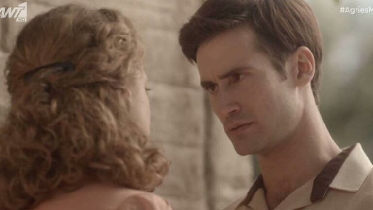 «Αγριες Μέλισσες»: Η εξομολόγηση της Ασημίνας στον Νικηφόρο για τη νύχτα της δολοφονίας του Σέργιου (video)