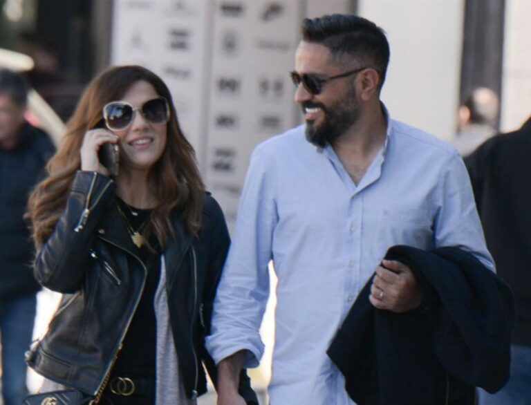 Ο Λευτέρης Σουλτάτος βόλτα με συμπρωταγωνίστρια της Βάσως Λασκαράκη από το Έρωτας Μετά