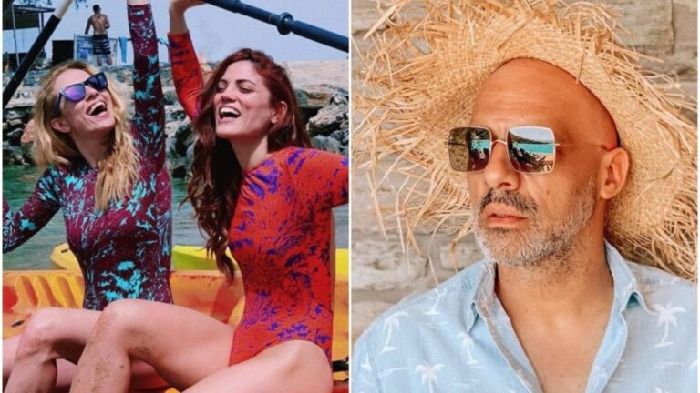 Νίκος Μουτσινάς: Διακοπές στην Κύθνο μαζί με τη Μαίρη Συνατσάκη και την Ντορέττα Παπαδημητρίου