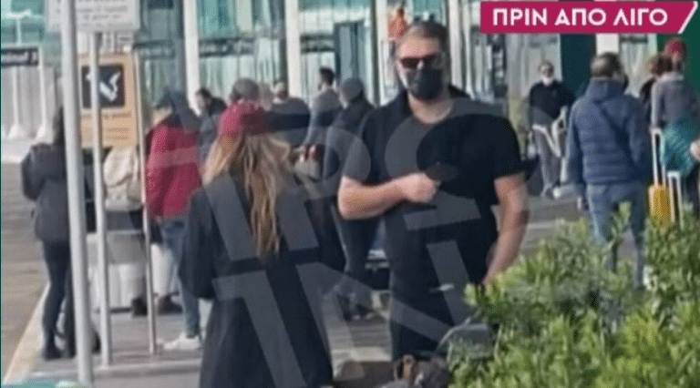 Βανδή – Μπισμπίκης: Καρέ καρέ η αναχώρησή τους από τη Ρώμη (Video & Photos)