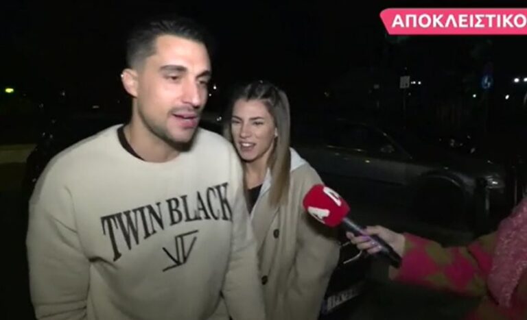 Σάκης Κατσούλης- Μαριαλένα Ρουμελιώτη: Η on camera αντίδραση όταν ρωτήθηκαν για τον γάμο τους (video)