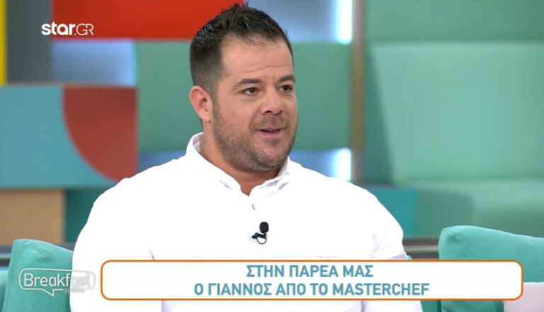MasterChef 6 – Γιάννος Σδούγκας: Οι πρώτες δηλώσεις μετά την αποχώρησή του