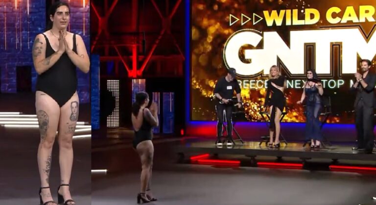 GNTM 5: Η Κατερίνα με τα τατουάζ πήρε τη Wild Card της Χατζηπαντελή! Η 26χρονη από την Κύπρο τρελάθηκε από τη χαρά της και το Twitter ξεσηκώθηκε (video)