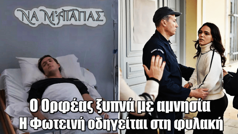 Να μ’ αγαπάς: Ο Ορφέας ξυπνά με αμνησία - Η Φωτεινή οδηγείται στη φυλακή