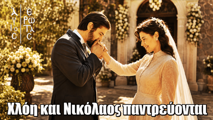 Άγιος Έρωτας: Χλόη και Νικόλαος παντρεύονται